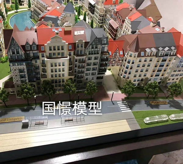 红原县建筑模型