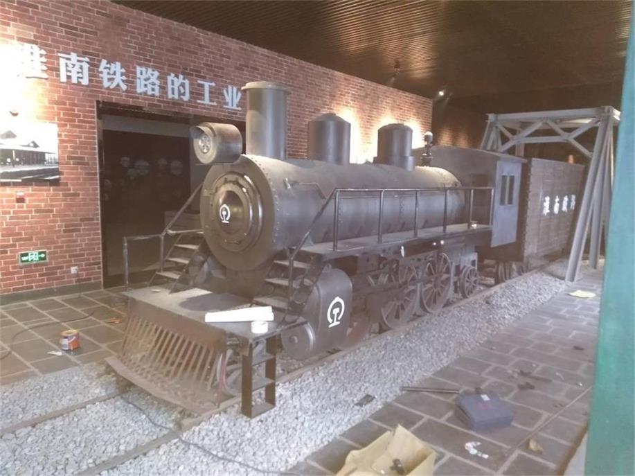 红原县蒸汽火车模型
